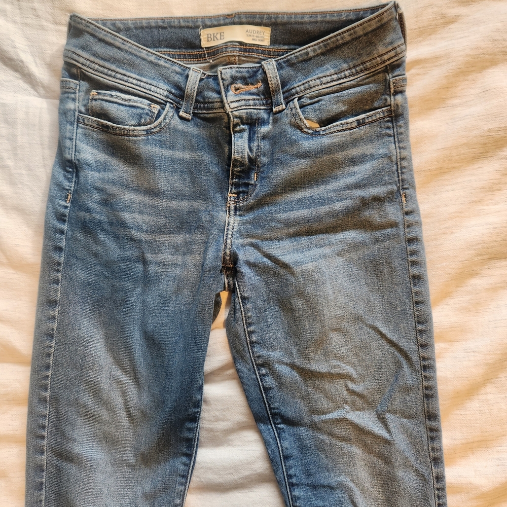 BKE Women's Ankle Blue Jeans